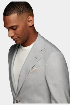 SUITSUPPLY Havana Anzug Mittelgrau-Männlich Casual Anzüge