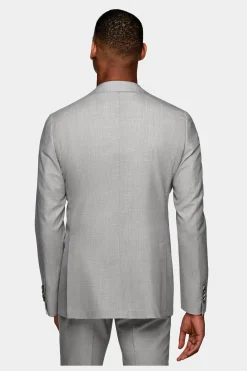 SUITSUPPLY Havana Anzug Mittelgrau-Männlich Casual Anzüge