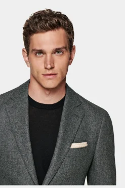 SUITSUPPLY Havana Anzug Mittelgrau-Männlich Casual Anzüge