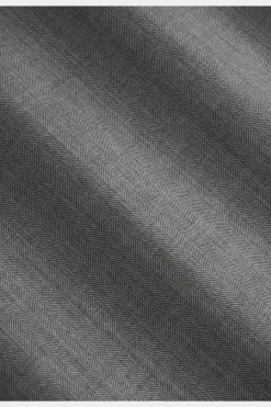 SUITSUPPLY Havana Anzug Mittelgrau Fischgrätmuster-Männlich Business Anzüge