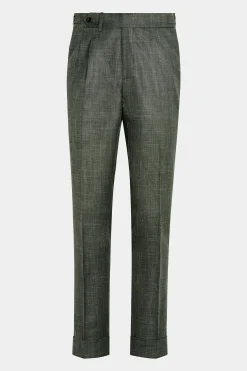 SUITSUPPLY Havana Anzug Mittelgrün-Männlich Casual Anzüge
