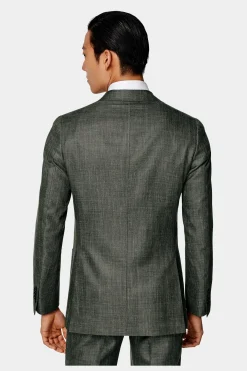SUITSUPPLY Havana Anzug Mittelgrün-Männlich Casual Anzüge