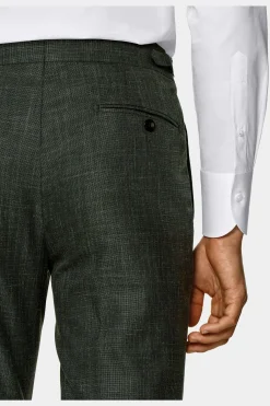 SUITSUPPLY Havana Anzug Mittelgrün-Männlich Casual Anzüge