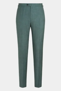 SUITSUPPLY Havana Anzug Mittelgrün-Männlich Casual Anzüge