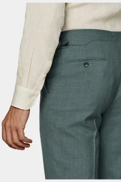 SUITSUPPLY Havana Anzug Mittelgrün-Männlich Casual Anzüge