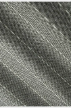 SUITSUPPLY Havana Anzug Mittelgrün Gestreift-Männlich Casual Anzüge