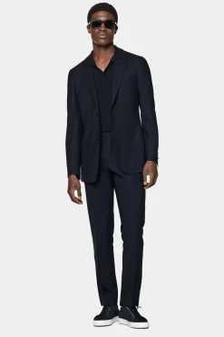 SUITSUPPLY Havana Anzug Navy-Männlich Business Anzüge