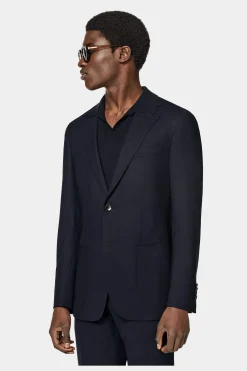 SUITSUPPLY Havana Anzug Navy-Männlich Business Anzüge