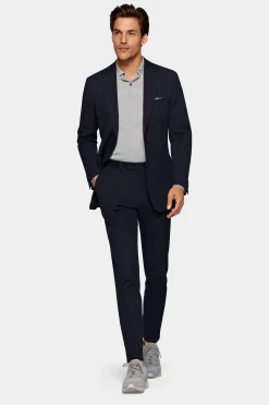 SUITSUPPLY Havana Anzug Navy-Männlich Casual Anzüge