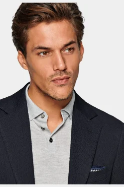 SUITSUPPLY Havana Anzug Navy-Männlich Casual Anzüge
