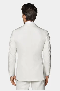 SUITSUPPLY Havana Anzug Off-White-Männlich Casual Anzüge