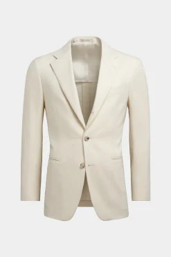 SUITSUPPLY Havana Anzug Off-White-Männlich Casual Anzüge