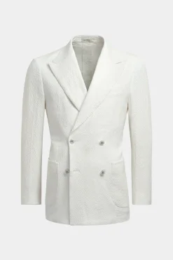 SUITSUPPLY Havana Anzug Off-White-Männlich Casual Anzüge