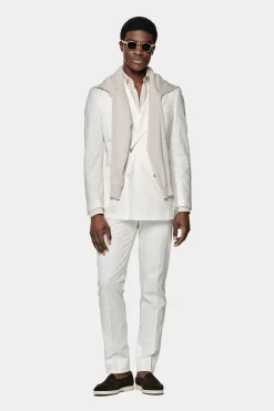SUITSUPPLY Havana Anzug Off-White-Männlich Casual Anzüge