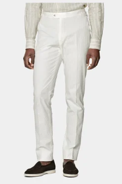 SUITSUPPLY Havana Anzug Off-White-Männlich Casual Anzüge