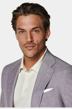 SUITSUPPLY Havana Anzug Purpur-Männlich Casual Anzüge