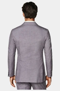 SUITSUPPLY Havana Anzug Purpur-Männlich Casual Anzüge