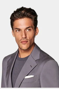 SUITSUPPLY Havana Anzug Purpur-Männlich Hochzeitsanzüge