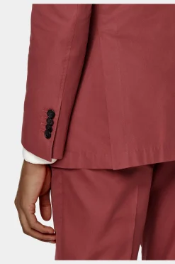 SUITSUPPLY Havana Anzug Rot-Männlich Casual Anzüge