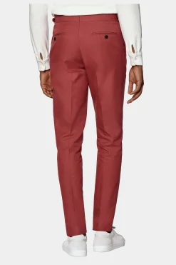 SUITSUPPLY Havana Anzug Rot-Männlich Casual Anzüge