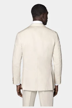 SUITSUPPLY Havana Anzug Sand-Männlich Casual Anzüge