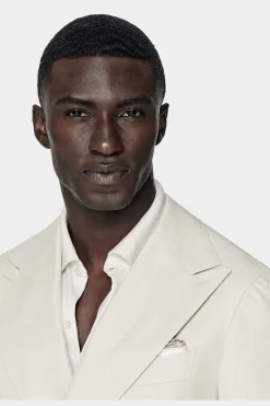 SUITSUPPLY Havana Anzug Sand-Männlich Casual Anzüge
