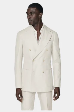 SUITSUPPLY Havana Anzug Sand-Männlich Casual Anzüge
