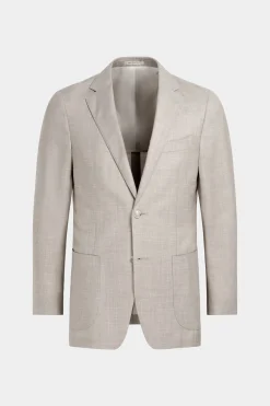 SUITSUPPLY Havana Anzug Sand-Männlich Hochzeitsanzüge