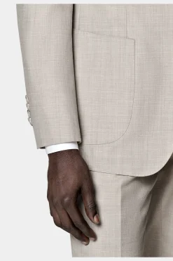 SUITSUPPLY Havana Anzug Sand-Männlich Hochzeitsanzüge