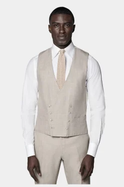 SUITSUPPLY Havana Anzug Sand-Männlich Hochzeitsanzüge