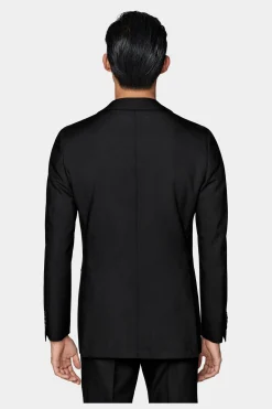 SUITSUPPLY Havana Anzug Schwarz-Männlich Business Anzüge