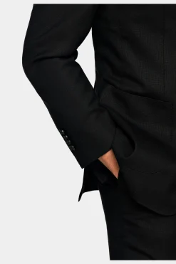SUITSUPPLY Havana Anzug Schwarz-Männlich Business Anzüge