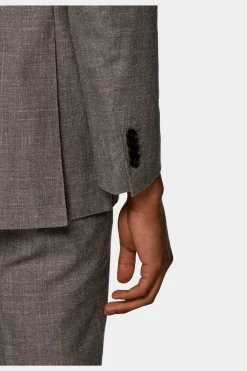 SUITSUPPLY Havana Anzug Taupe-Männlich Casual Anzüge