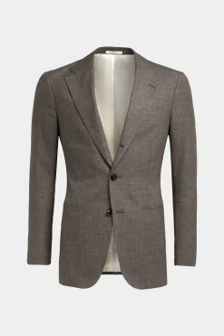 SUITSUPPLY Havana Anzug Taupe-Männlich Casual Anzüge