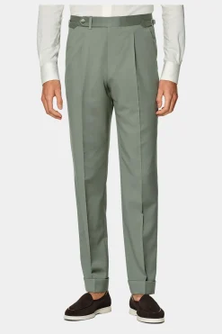 SUITSUPPLY Havana Ganzjahresanzug Mittelgrün-Männlich Formelle Hochzeit
