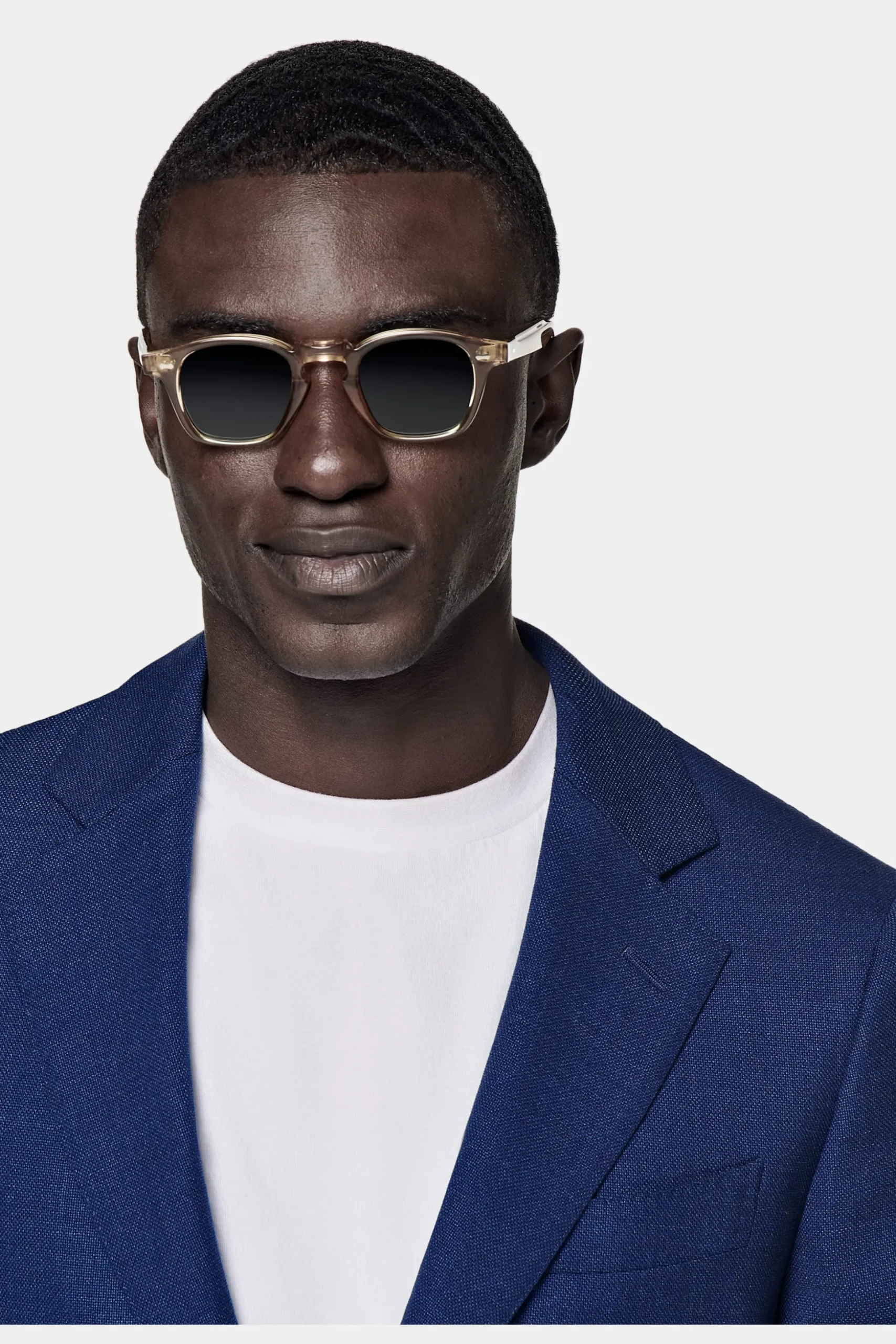 SUITSUPPLY Havana Ganzjahresanzug Mittelblau-Männlich Business Anzüge