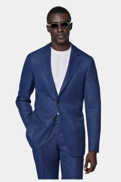SUITSUPPLY Havana Ganzjahresanzug Mittelblau-Männlich Business Anzüge