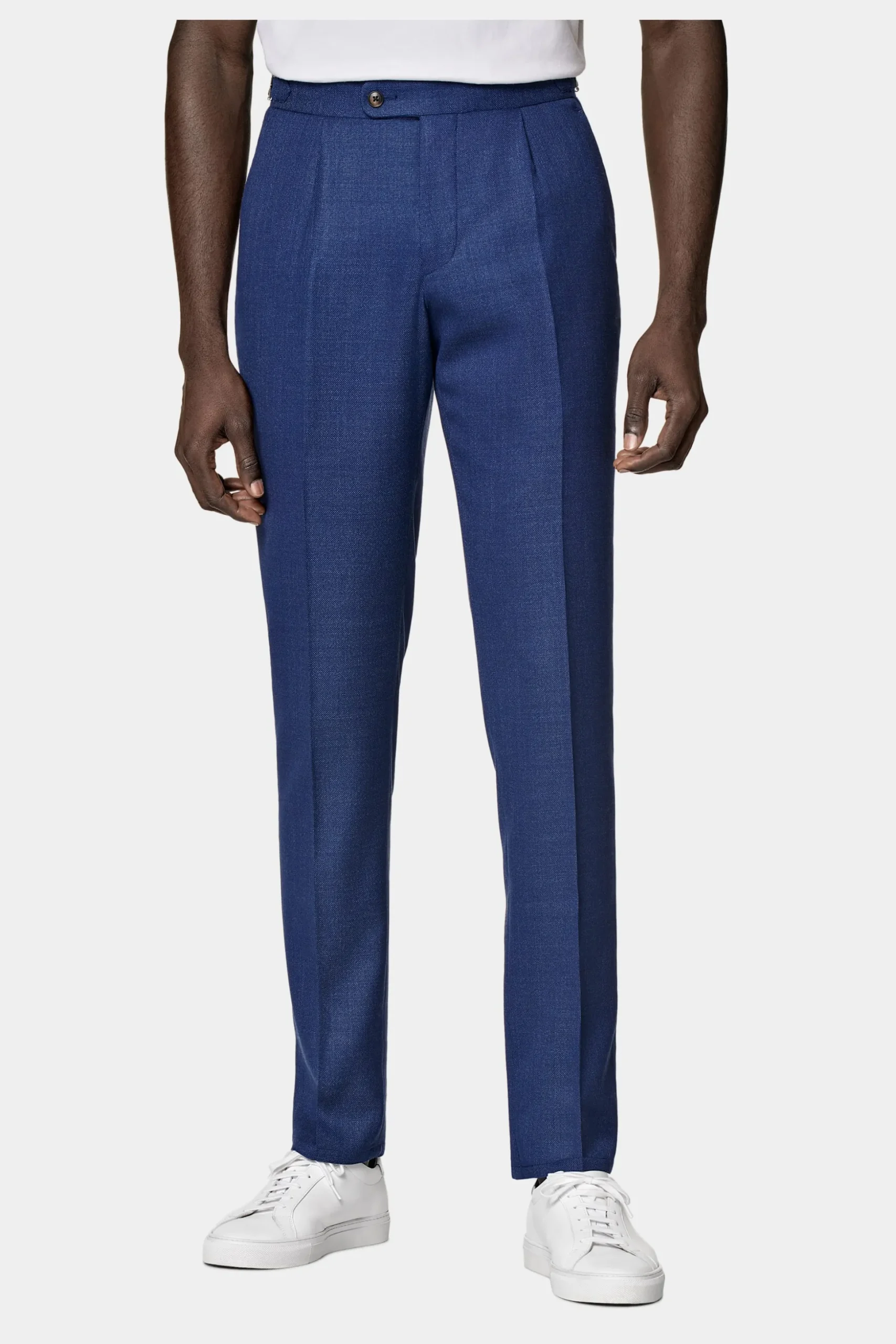 SUITSUPPLY Havana Ganzjahresanzug Mittelblau-Männlich Business Anzüge