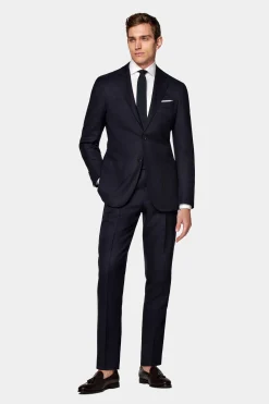 SUITSUPPLY Havana Ganzjahresanzug Navy-Männlich Business Anzüge