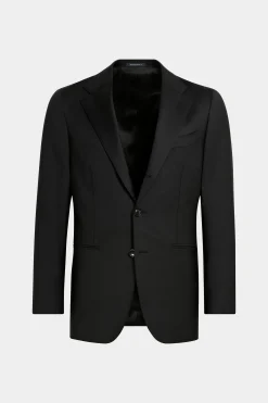 SUITSUPPLY Havana Ganzjahresanzug Schwarz-Männlich Business Anzüge