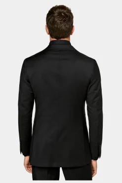 SUITSUPPLY Havana Ganzjahresanzug Schwarz-Männlich Business Anzüge