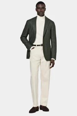 SUITSUPPLY Havana Sakko Dunkelgrün-Männlich Klassische Sakkos