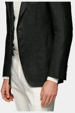 SUITSUPPLY Havana Sakko Dunkelgrün-Männlich Klassische Sakkos
