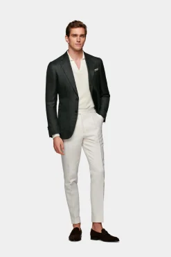 SUITSUPPLY Havana Sakko Dunkelgrün-Männlich Klassische Sakkos