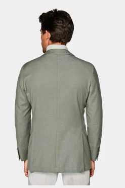 SUITSUPPLY Havana Sakko Grün-Männlich Klassische Sakkos