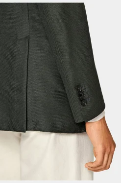 SUITSUPPLY Havana Sakko Grün-Männlich Klassische Sakkos