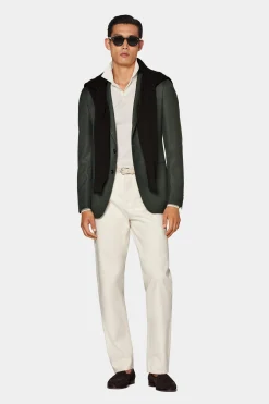 SUITSUPPLY Havana Sakko Grün-Männlich Klassische Sakkos