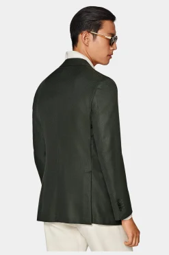 SUITSUPPLY Havana Sakko Grün-Männlich Klassische Sakkos