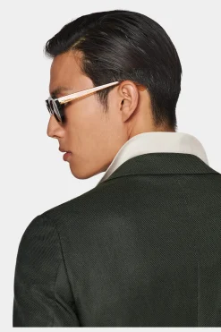 SUITSUPPLY Havana Sakko Grün-Männlich Klassische Sakkos