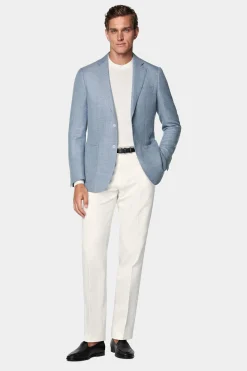 SUITSUPPLY Havana Sakko Hellblau-Männlich Klassische Sakkos